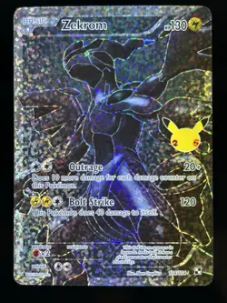 POKEMON Zekrom #114/114 Holo Celebrations: Classic Collection NM - Image 1