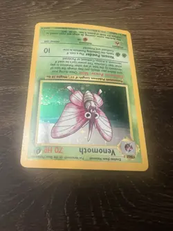 Venomoth Jungle 13/64 Pokemon Holo Rare 1999 WOTC Vintage LP Lightly Played TCG - Image 3