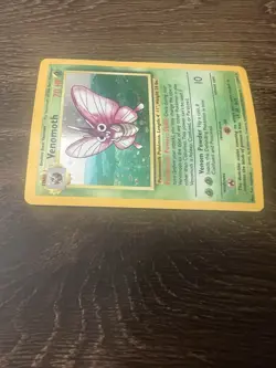 Venomoth Jungle 13/64 Pokemon Holo Rare 1999 WOTC Vintage LP Lightly Played TCG - Image 4