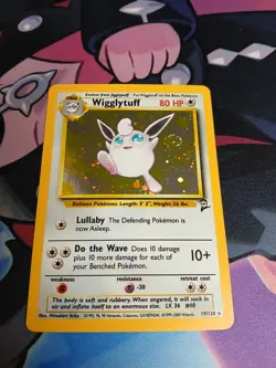 Wigglytuff 19/130 Base Set 2 Holo Rare 1999 Pokemon NM Cosmic Swirl! - Image 1