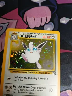 Wigglytuff 19/130 Base Set 2 Holo Rare 1999 Pokemon NM Cosmic Swirl! - Image 2