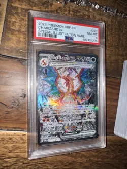 2023 Pokemon Obsidian Flames Charizard ex 223/197 Special Illustration PSA 8 - Image 3