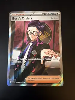 Boss’s Orders 256/217 Ultra Rare Full Art Pokemon TCG Ascended Heroes NM - Image 1