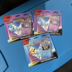 Pokemon TCG Prismatic Evolutions Tech Sticker Collection All 3 Sealed - Image 1
