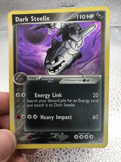 Dark Steelix Holo 10/109 Team Rocket Returns English Pokemon 2004 - Image 1