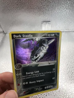 Dark Steelix Holo 10/109 Team Rocket Returns English Pokemon 2004 - Image 3