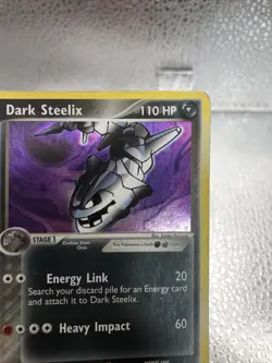 Dark Steelix Holo 10/109 Team Rocket Returns English Pokemon 2004 - Image 5