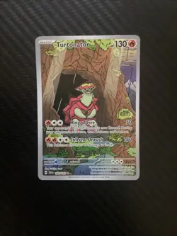 Turtonator 146/142 Illustration rare Pokemon Stellar Crown SV7 NM - Image 1