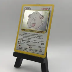 Pokemon TCG Chansey 3/102 Holo Rare Base Set Card - Image 2