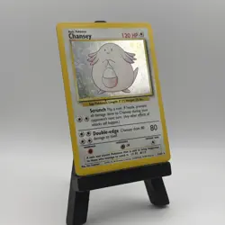 Pokemon TCG Chansey 3/102 Holo Rare Base Set Card - Image 3