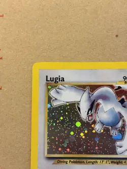 Lugia Neo Genesis Holo Card 9/111 Unlimited Rare, LP/NM Condition, Pokemon TCG - Image 3