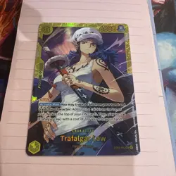 One Piece TCG - Trafalgar Law EB03-062 SEC Gold Card - Image 2