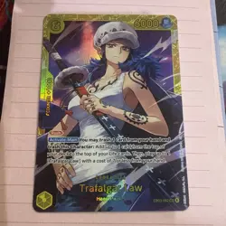 One Piece TCG - Trafalgar Law EB03-062 SEC Gold Card - Image 3
