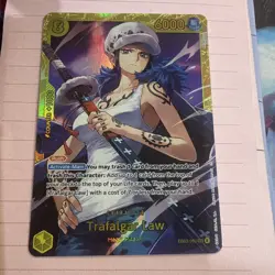 One Piece TCG - Trafalgar Law EB03-062 SEC Gold Card - Image 4