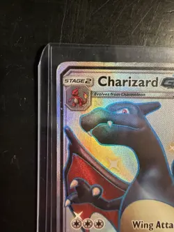 Pokemon Charizard GX SV49/SV94 Hidden Fates Shiny Vault Full Art Holo GX Card - Image 3