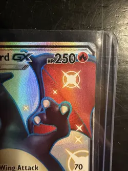 Pokemon Charizard GX SV49/SV94 Hidden Fates Shiny Vault Full Art Holo GX Card - Image 4