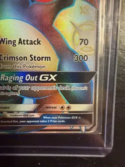 Pokemon Charizard GX SV49/SV94 Hidden Fates Shiny Vault Full Art Holo GX Card - Image 5