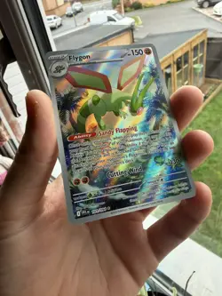 Flygon 101/94 Phantasmal Flames English Pokemon TCG Card Illustration Rare NM - Image 1