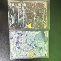 Pokemon Celebrations 25th Anniversary Zekrom & Reshiram Holo Lot (2 Cards) - Image 1