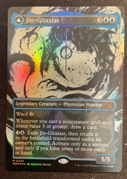 MTG Jin-Gitaxias (Showcase) - March of the Machine Foil LP-NM - Image 1