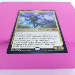 MTG Magic the Gathering Nicol Bolas, the Ravager 218/339 Core Set 2019 LP - Image 4