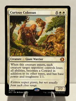 Curious Colossus 12 M Lorwyn Eclipsed NM MTG - Image 1