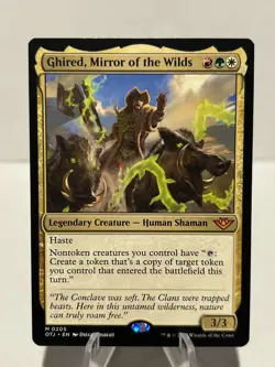 Ghired, Mirror of the Wilds 205 M Outlaws of Thunder Junction NM MTG - Image 1