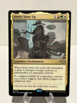 Annie Joins Up 191 R Outlaws of Thunder Junction NM MTG - Image 1