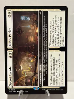 Secret Arcade // Dusty Parlor 10 R Commander: Duskmourn: House of Horror NM MTG - Image 1