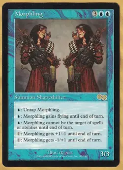 Morphling (Urza's Saga, Rare, English, 1998) MTG LP - Image 1