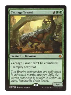 Carnage Tyrant (179/317) Ixalan Magic the Gathering MTG NM - Image 1