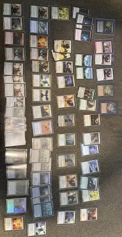 BIG MYTHIC RARE MAGIC THE GATHERING COLLECTION!! And All Foil Bulk Commons, Land - Image 1