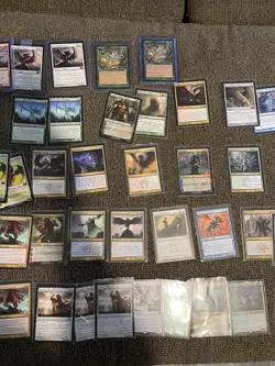 BIG MYTHIC RARE MAGIC THE GATHERING COLLECTION!! And All Foil Bulk Commons, Land - Image 4