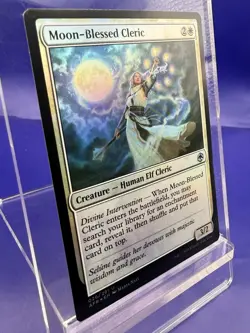 Moon-Blessed Cleric - Adventures in Forgotten Realms AFR 026/281 MTG PACK FRESH - Image 2