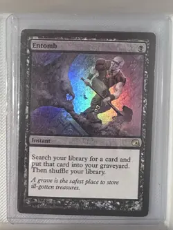 Entomb, Magic: The Gathering Black Foil. - Image 1