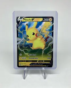 Pikachu V 086/264 - Fusion Strike - Ultra Rare Pokemon Card - MINT - Image 1
