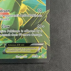 Pokemon TCG Sceptile EX 84/98 XY Ancient Origins Ultra Rare Full Art NM - Image 2