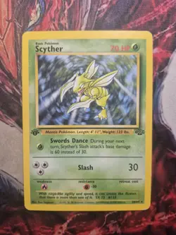 Pokemon Jungle Scyther 1st Edition 26/64 Non Holo Rare MP - Image 1