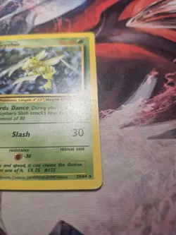 Pokemon Jungle Scyther 1st Edition 26/64 Non Holo Rare MP - Image 2