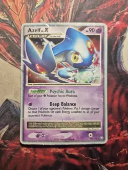 Pokemon Azelf LV.X Legends Awakened 140/146 Ultra Rare Holo Card - HP - Image 1