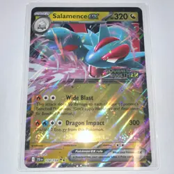 Jumbo Salamence ex Pokemon Journey Together Double Rare Holo Card 114/159 EX - Image 1