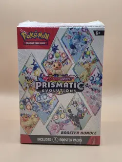 Pokemon TCG: Prismatic Evolutions Booster Bundle SV 8.5 | 6 Packs | SEALED - Image 1