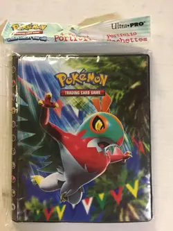 Pokemon Ultra-pro 4 Pocket Binder Hawlucha Tyrantrum, Holds 80 Cards TCG CCG - Image 1