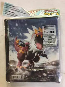 Pokemon Ultra-pro 4 Pocket Binder Hawlucha Tyrantrum, Holds 80 Cards TCG CCG - Image 2