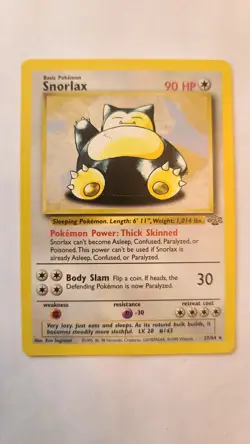 Pokemon TCG: Snorlax Jungle 27/64 LP-NM - Image 1