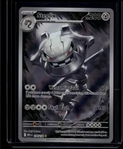 Pokemon TCG Steelix 150/132 Mega Evolution Illustration Rare NM - Image 1