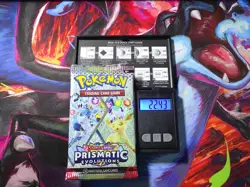 HEAVY! GOD PACKUUU 22.43g Prismatic Evolutions Pokemon TCG Booster (SEALED) - Image 1