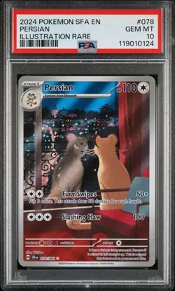 PSA 10 Persian #78 Pokemon Shrouded Fable - Image 1