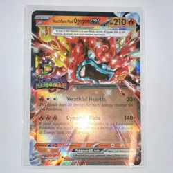 Pokemon JUMBO Hearthflame Mask Ogerpon EX Tera Holo 040/167 Twilight Masquerade - Image 1