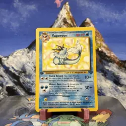 Vaporeon - 28/64 Pokemon Jungle - WOTC 1st Edition NM 🌊 - Image 1